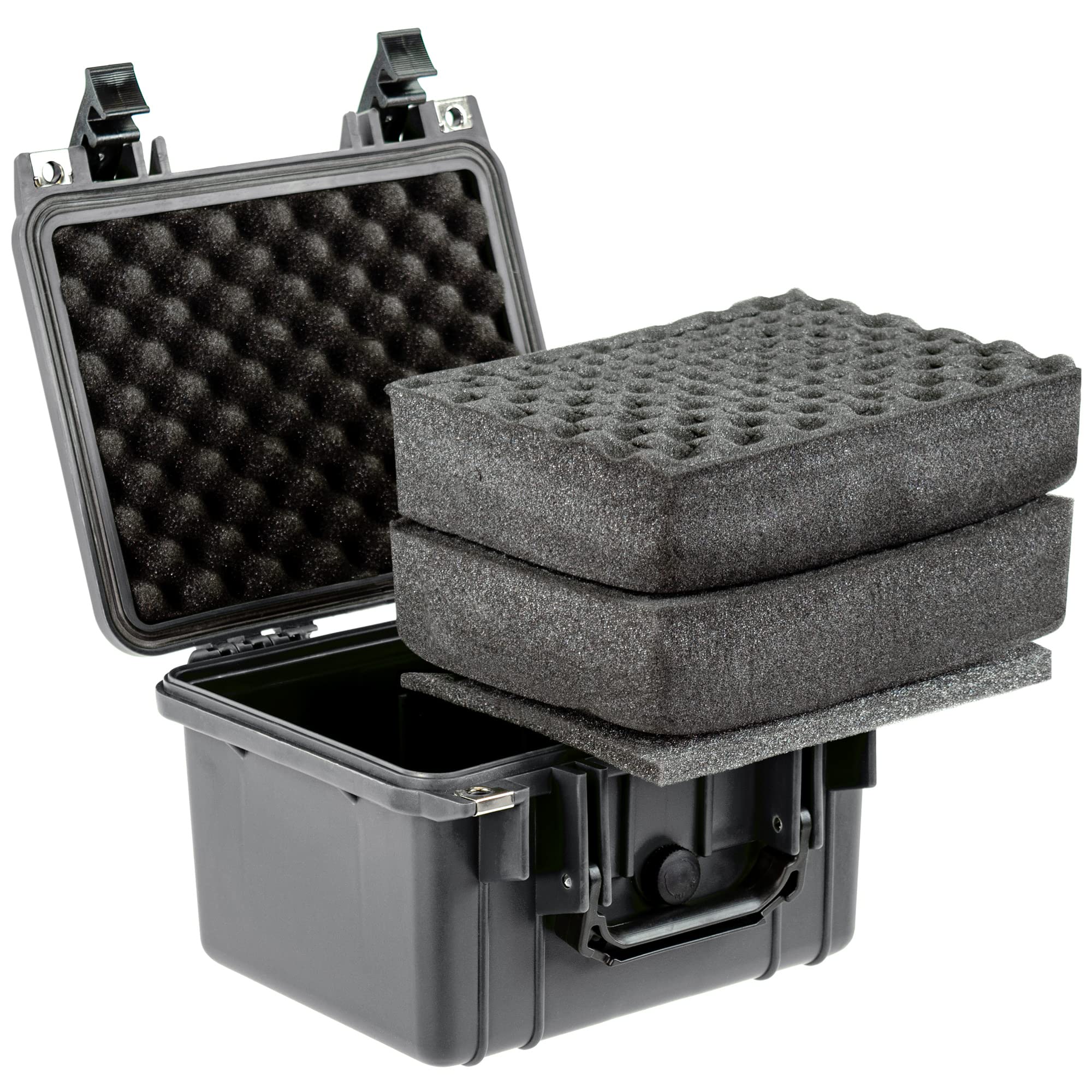 Eylar - Custodia rigida per fotocamera da 27 cm (27 cm), impermeabile, con standard TSA in schiuma (grigio)