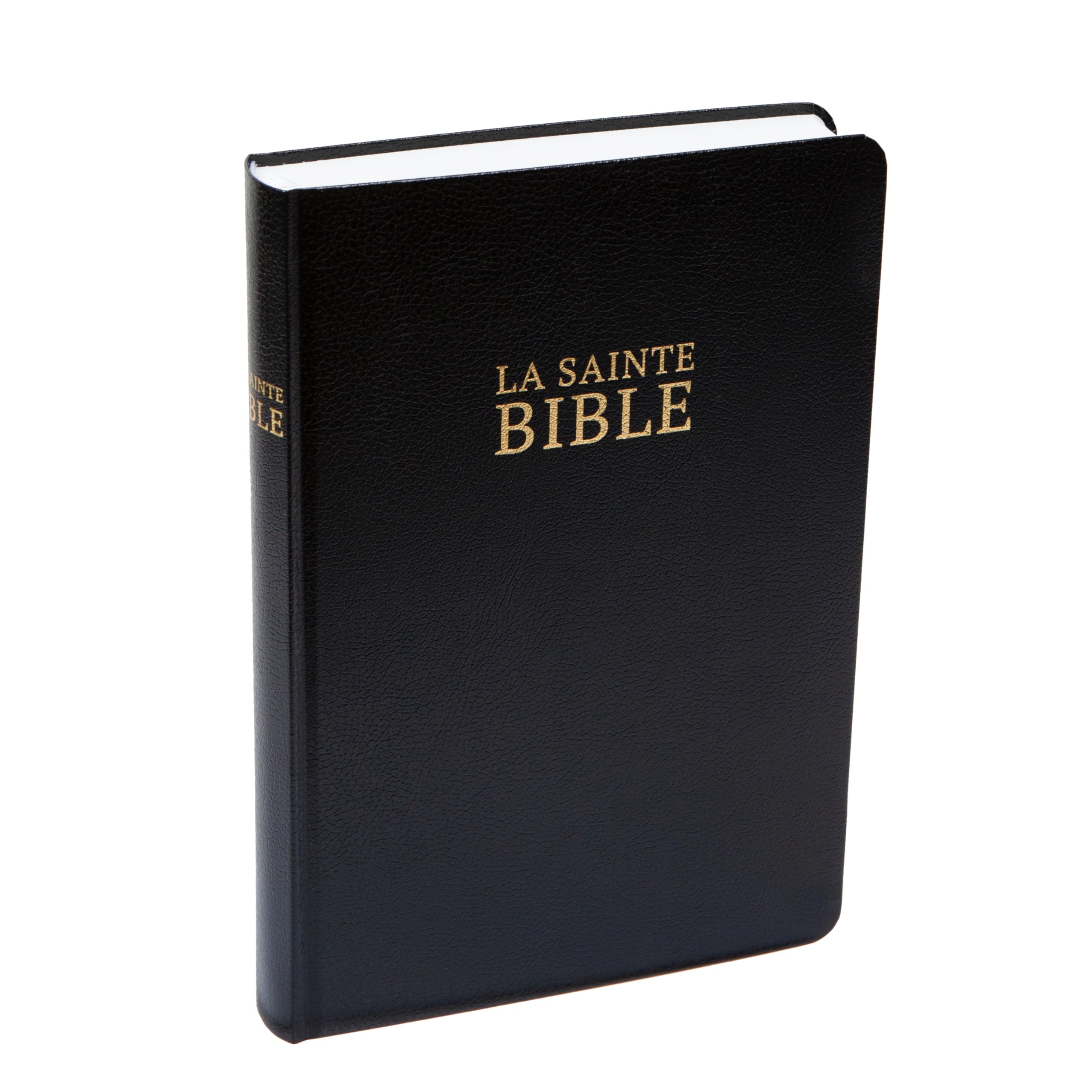 LA SAINTE BIBLE DARBY similicuir noir grand format - édition de Rolle - 1311 pages dont 14 pages en couleur