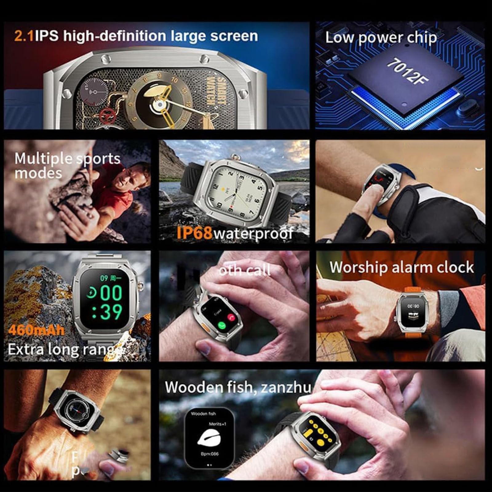 Z85 Max Smartwatch, Smart Watches for Men Z85 Max, 100+sport Modes