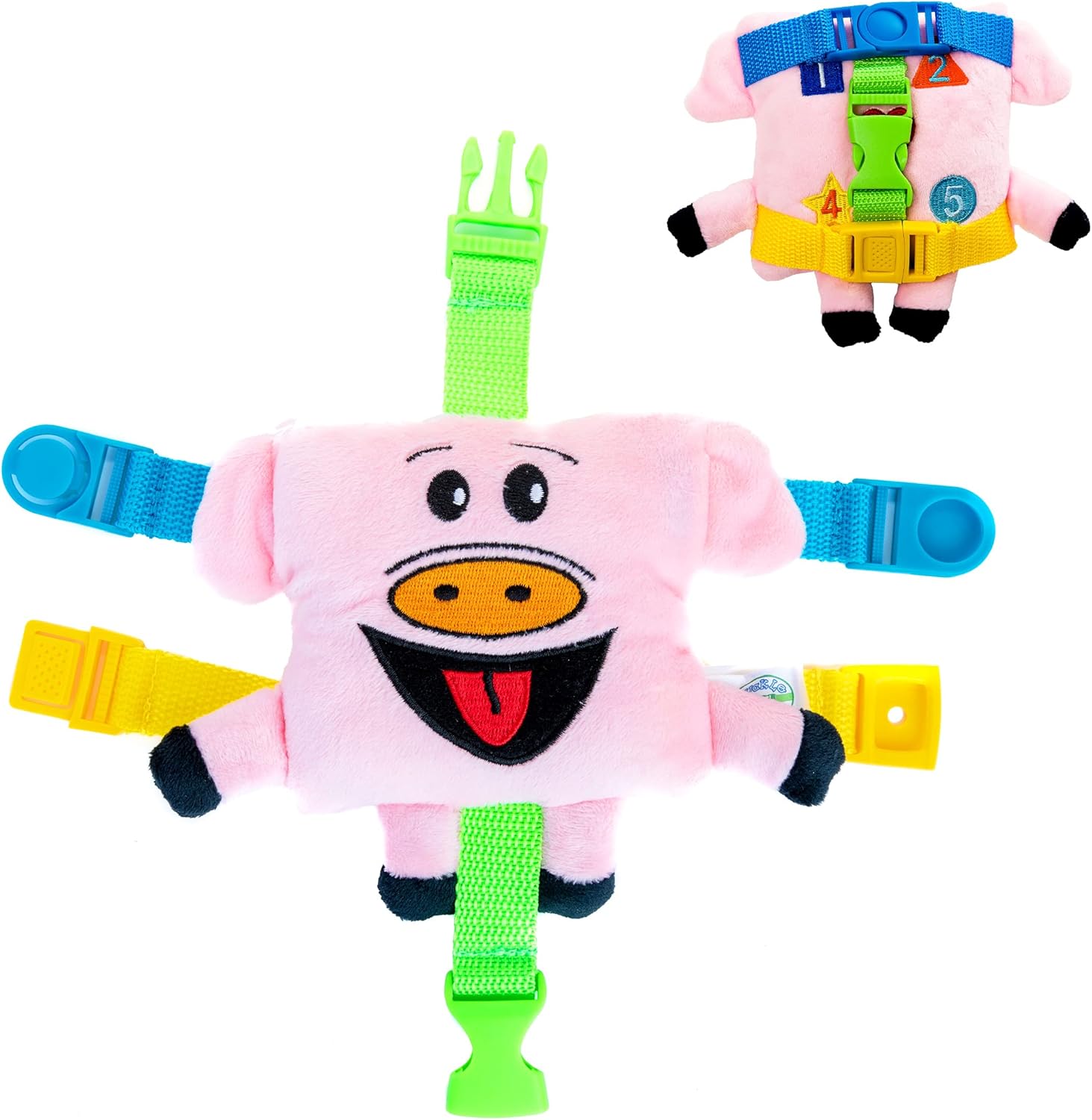 Buckle Toys Buckle Toy Mini Biggy Pig Toddler Early Learning Basic