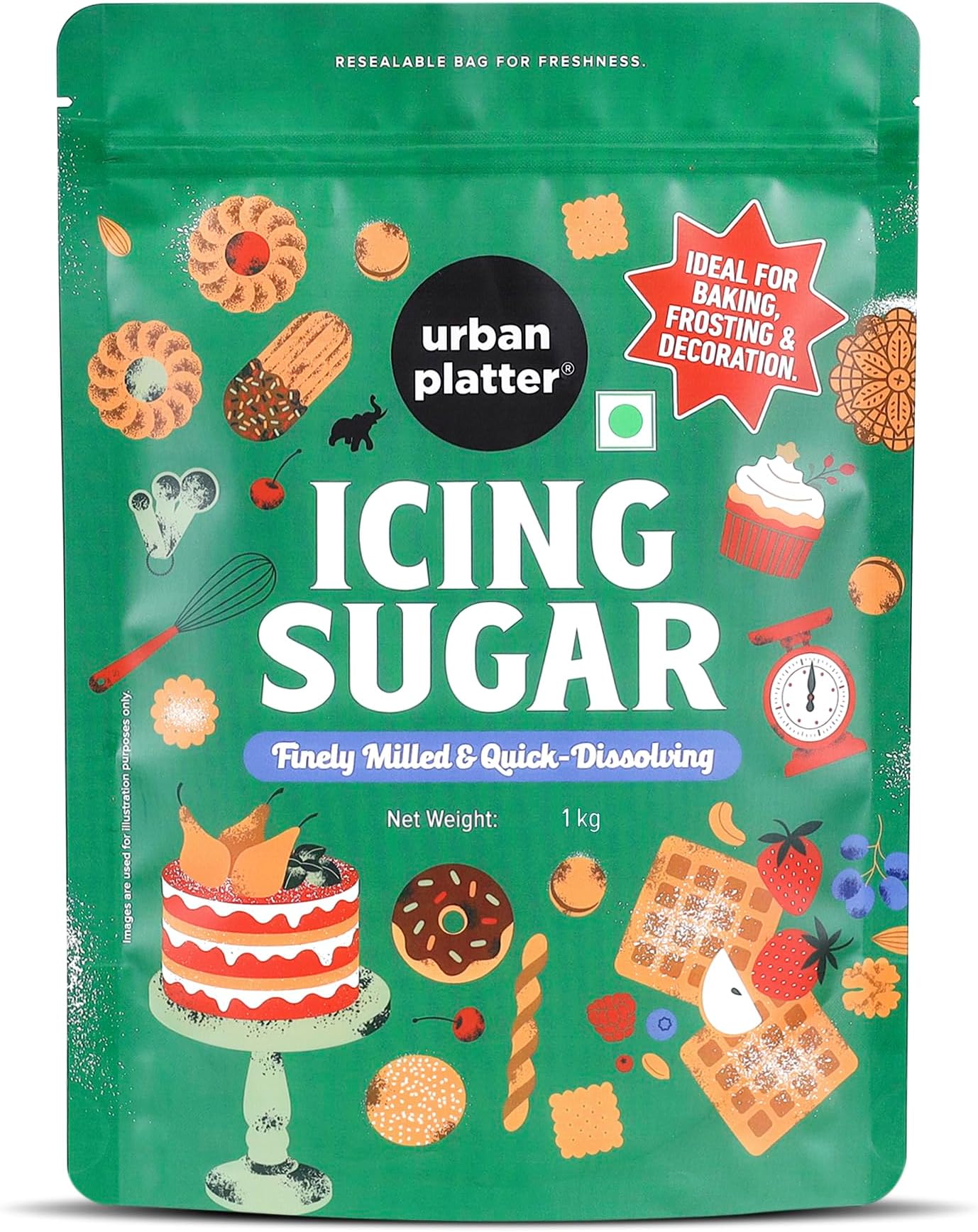 Urban Platter Icing Sugar, 1Kg