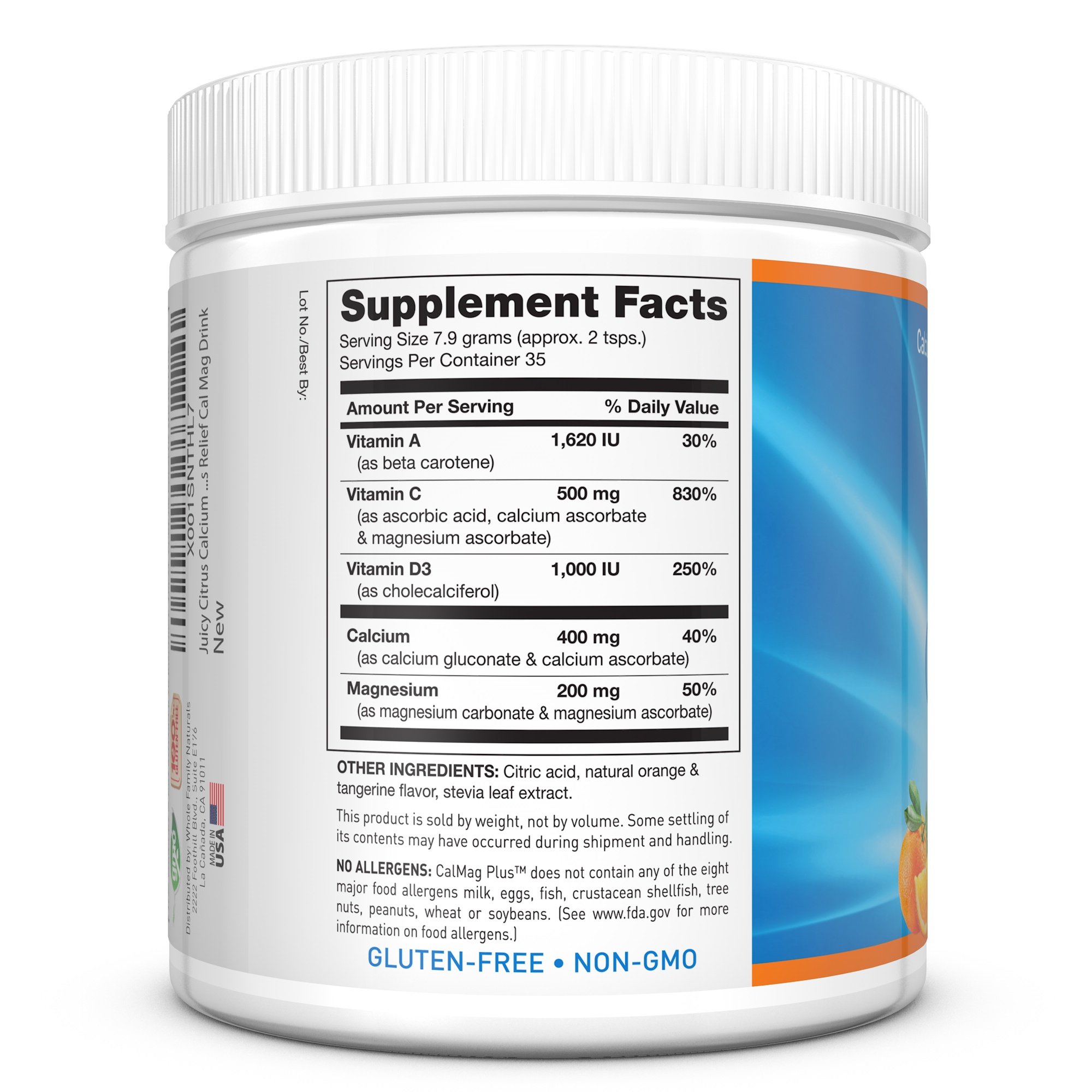 CalMag Plus Calcium Magnesium Powder for Sleep & Calm, Orange Flavor — Amazon image 3