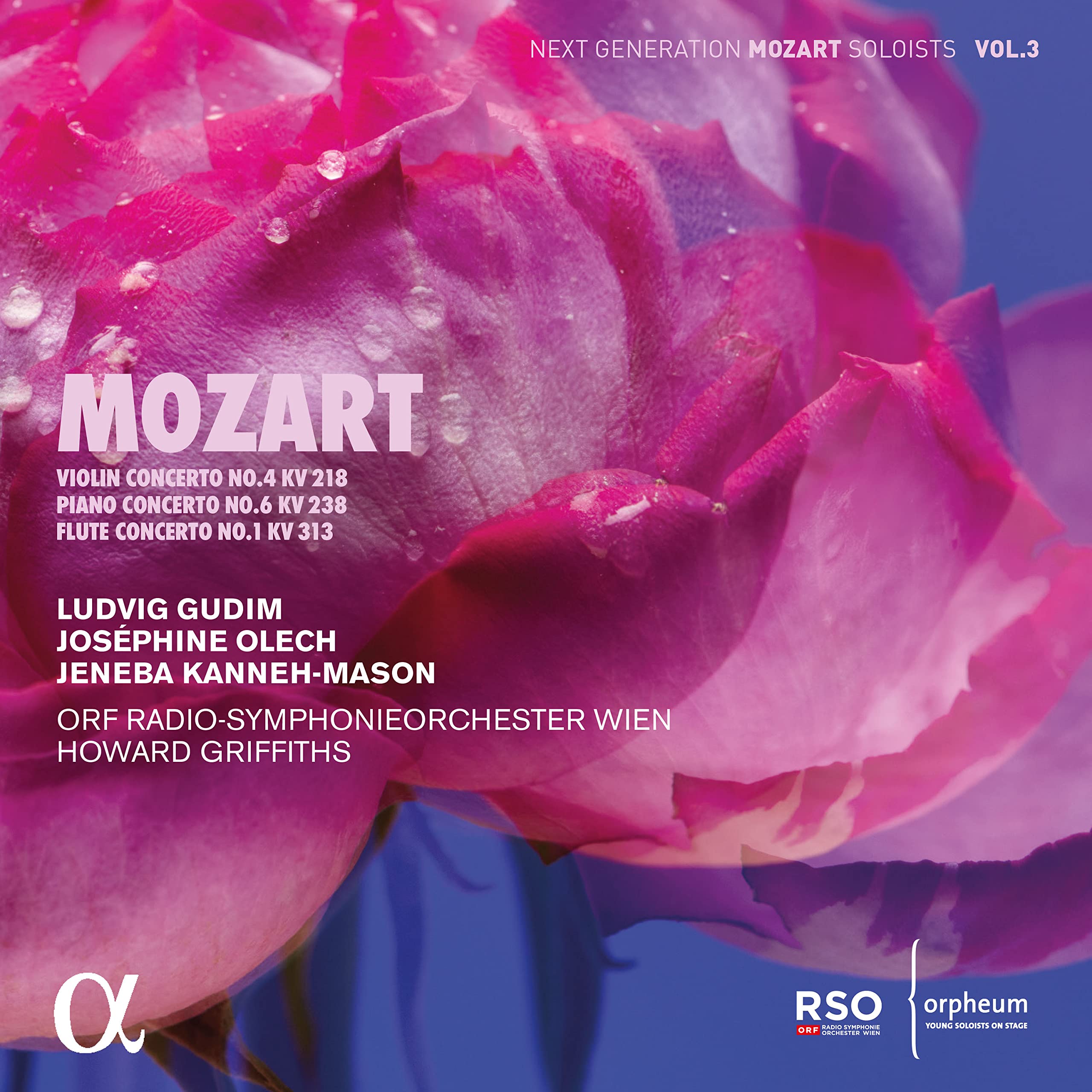 Mozart: Violin Concerto No. 4, KV 218 Piano Concerto No. 6 KV 238 & Flute Concerto No. 1 KV 313