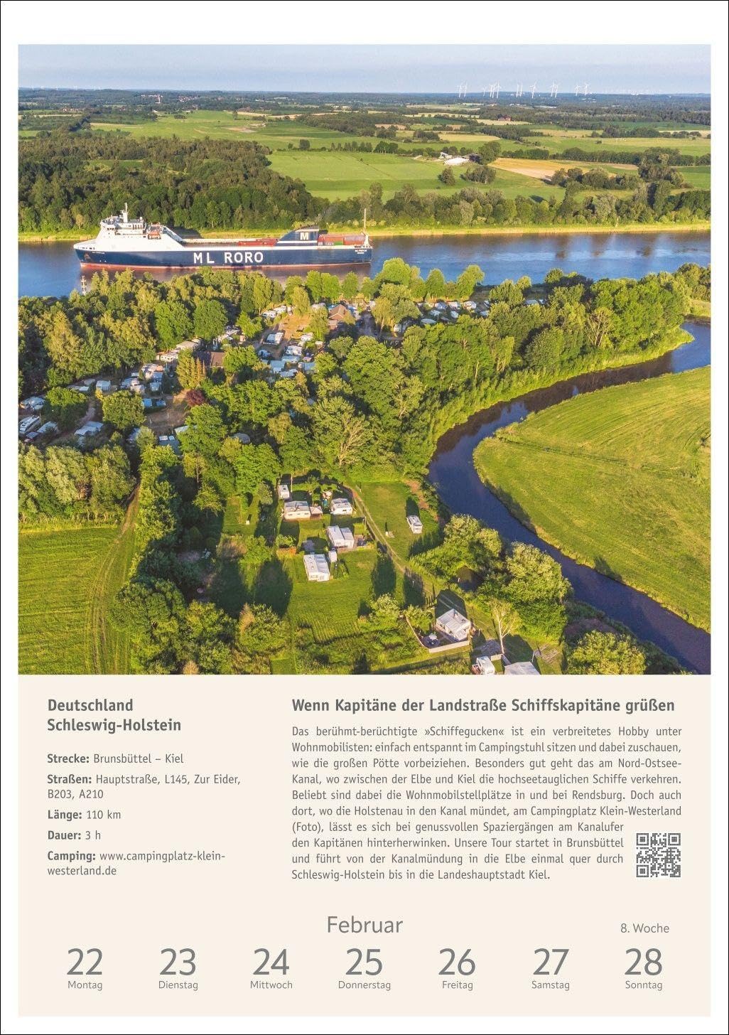 Campinglust Wochen-Kulturkalender 2027 - 53 unvergessliche Touren: Wochenkalender für alle Reise- und Campingfreunde. Fotokalender 2027 mit ... den schönsten Wohnmobiltouren zum Nachfahren