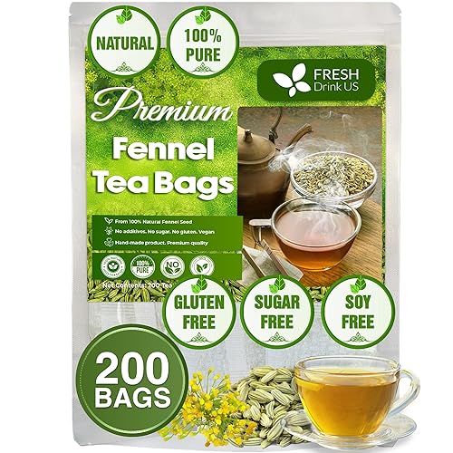 Vista 53 de FreshDrinkUS, 105 bolsas de té de hoja de laurel premium, 100% natural y puro de hojas de laurel. Té de hierbas de laurel de hojas sueltas.