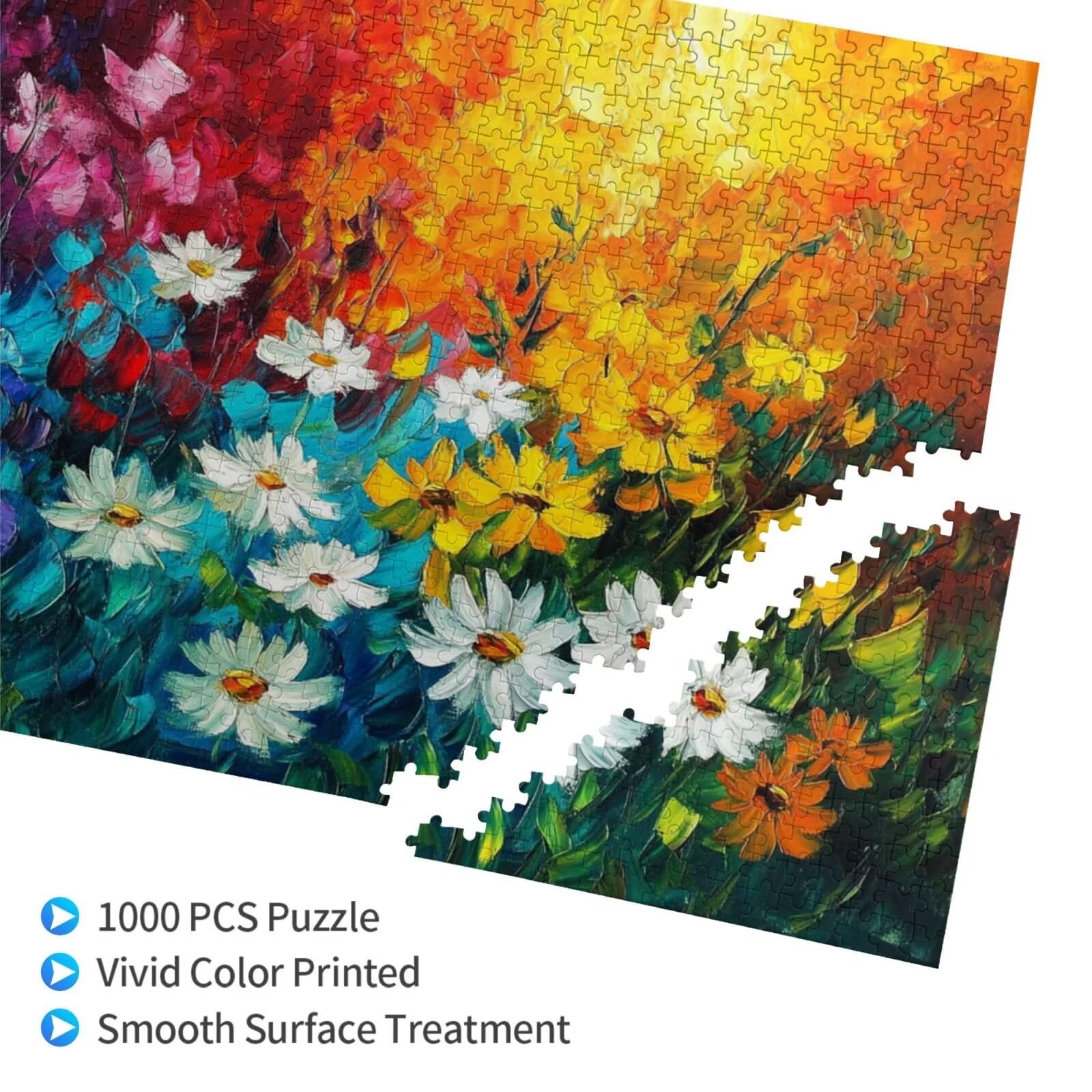 Puzzle retro, 6000 elementów, puzzle kwiatowe dla dorosłych, z pudełkiem na prezent, "zrób to sam", duże drewniane puzzle dla dorosłych, gra zręcznościowa dla całej rodziny, prezenty dla kobiet, 105 x