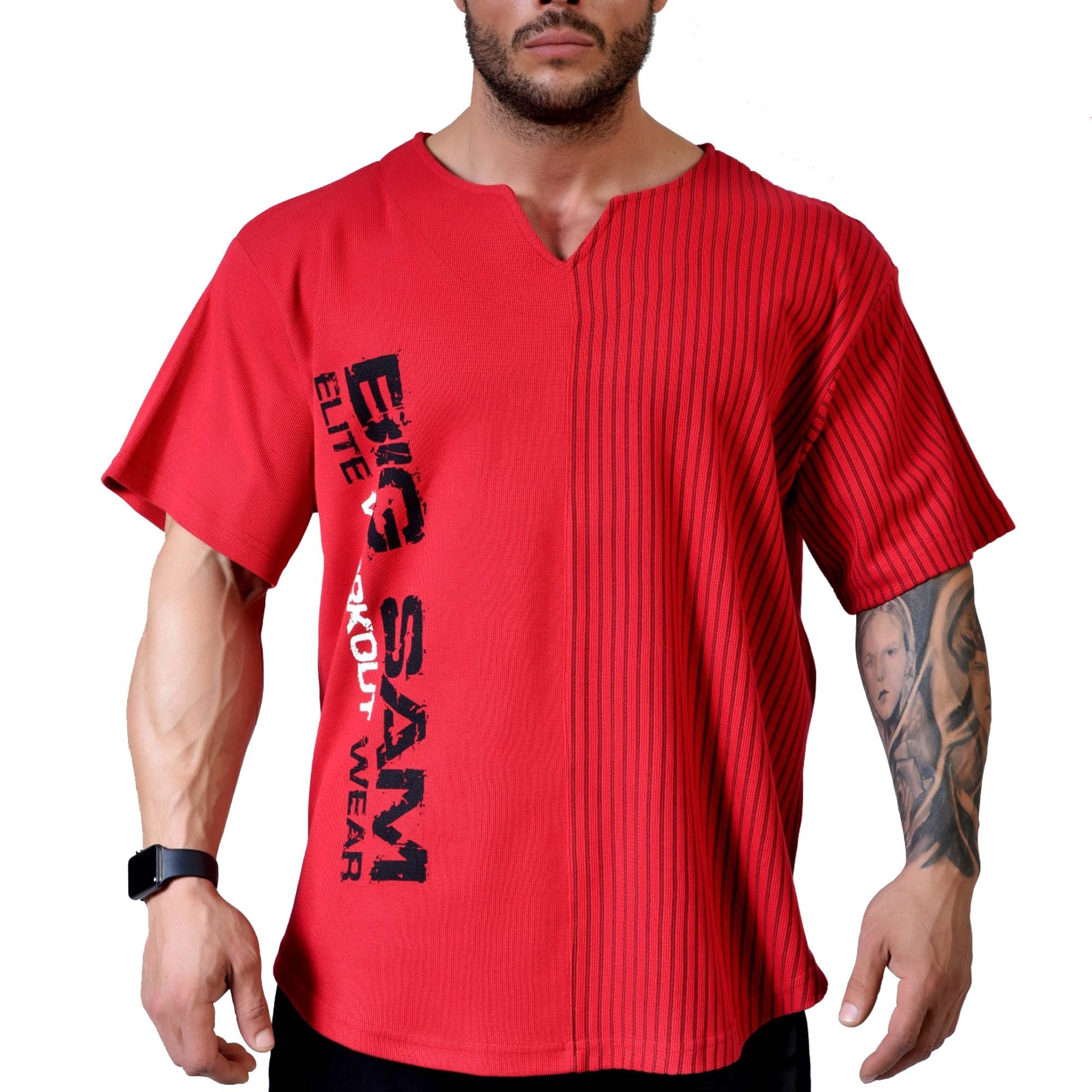 BIG SM SPORTSWEAR MUSCLEWEAR Extreme Ragtop Rag Top Sweater T-Shirt Bodybuilding 3248 XXL