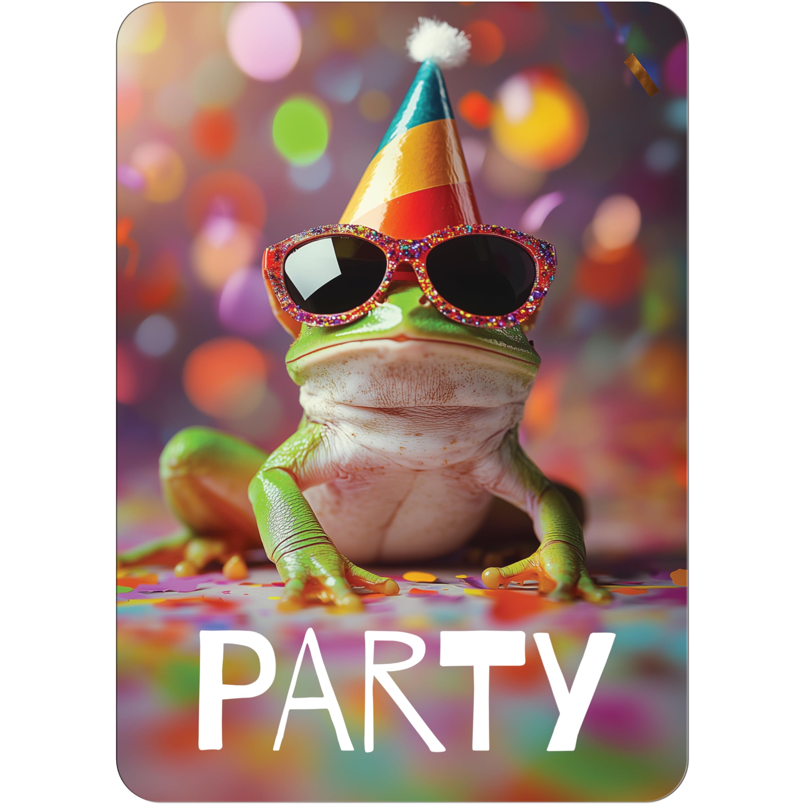 PACKLIST® Birthday Invitation Cards – 12x Frog Invitation Cards for Your Party – Fun Invitation for Kids' Birthdays, Themed Parties, and Unforgettable Special Occasions!