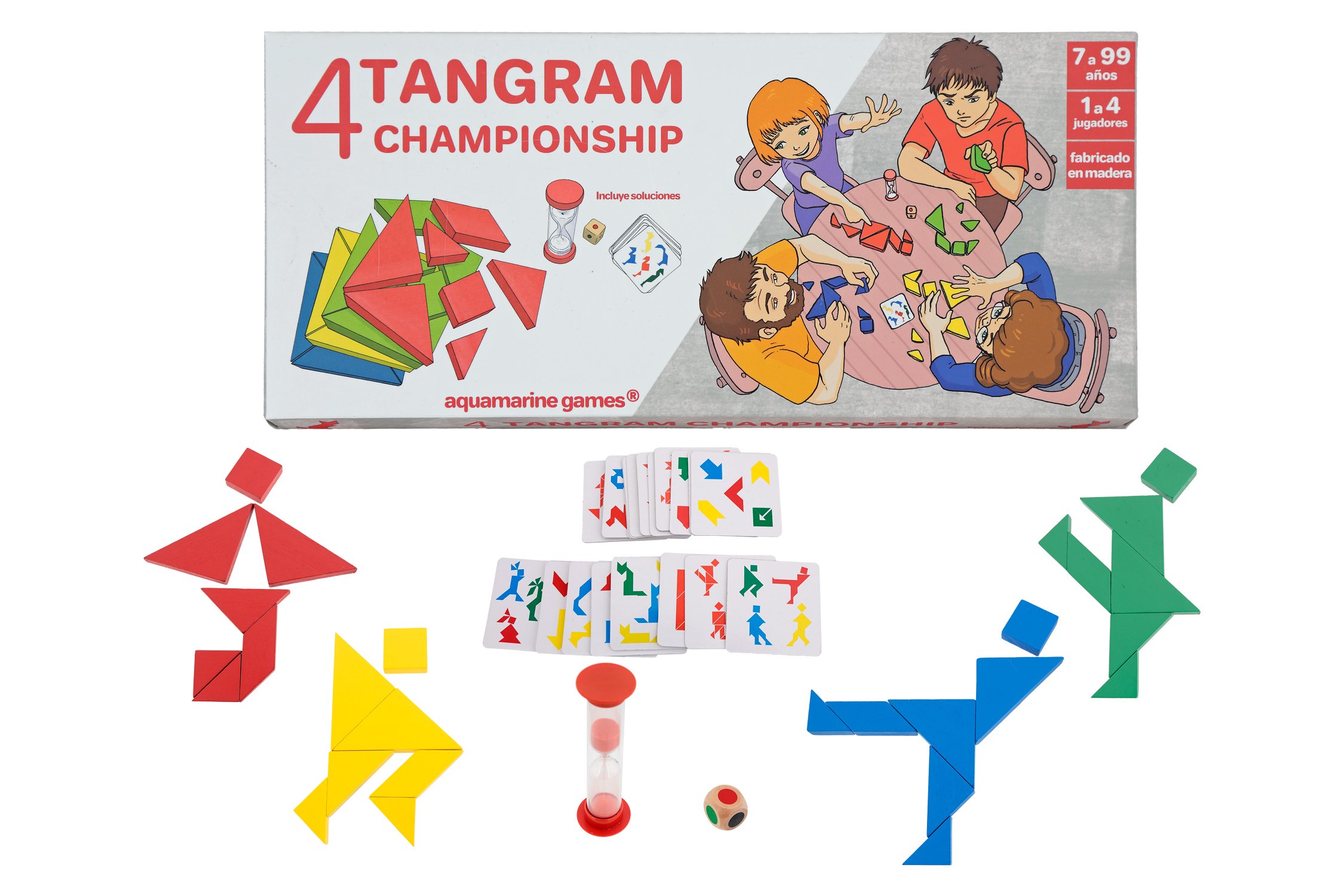 Aquamarine Games - Tangram - 4 Tangram Championship FSC100% (CP039)