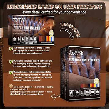 Leather Repair Kit, Leather Furniture Repair Kit, 10 Colors Leather Filler