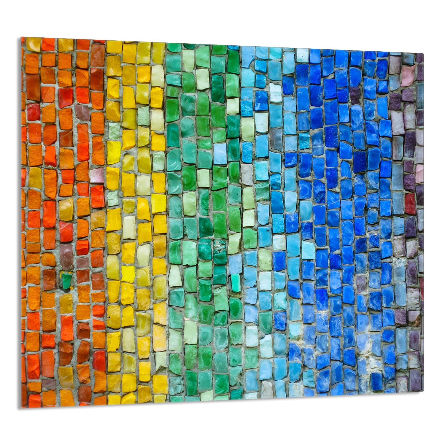Szklany panel ochronny do kuchni Lacobel, szklana płyta ochronna na kuchenkę, 65x60 cm, szklana deska do krojenia, ochrona przed rozpryskiwaniem, uniwersalna, KOLOROWA