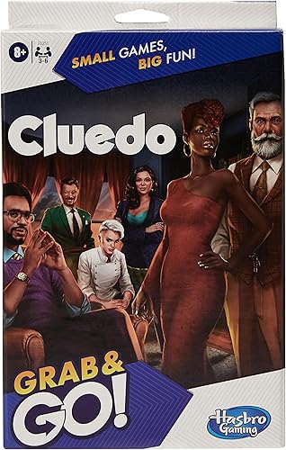 Miniatura 2 de Clue Grab and Go Juego para edades de 8 años en adelante, juego portátil para 3-6 jugadores, juego de viaje para niños