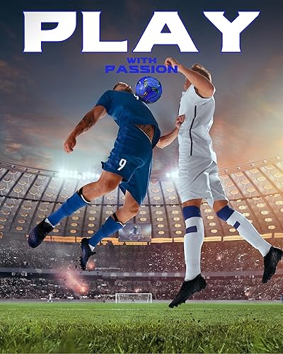 Miniatura 7 de American Challenge Brasilia - Balón de fútbol – Tamaños 5, 4, 3 y 2 – Balón de fútbol de entrenamiento para jóvenes y adultos para práctica, juegos