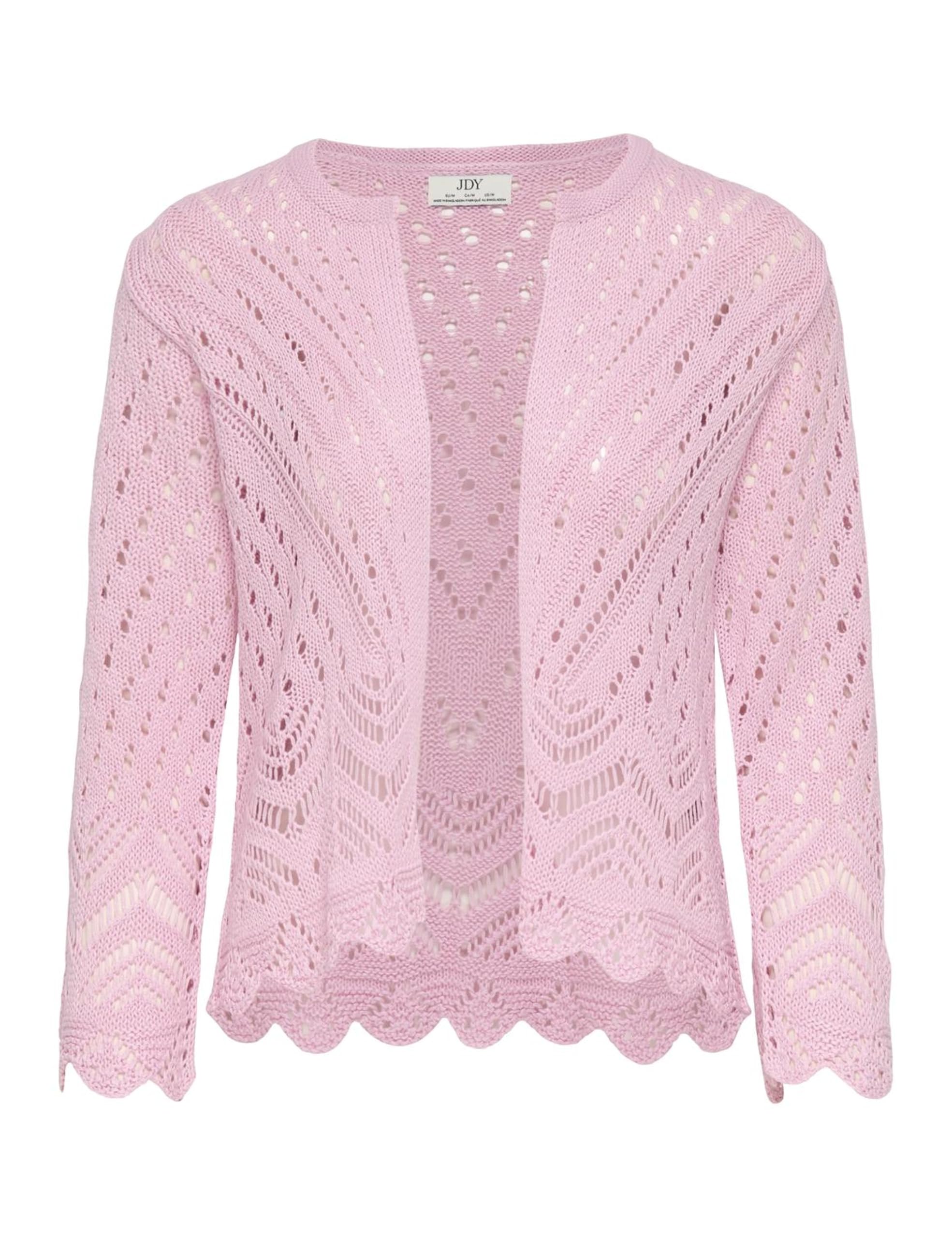 JdY Women's Jdysun 3/4 Cropped Cardigan KNT Noos Crocheted, Sweet Lilac, XXL