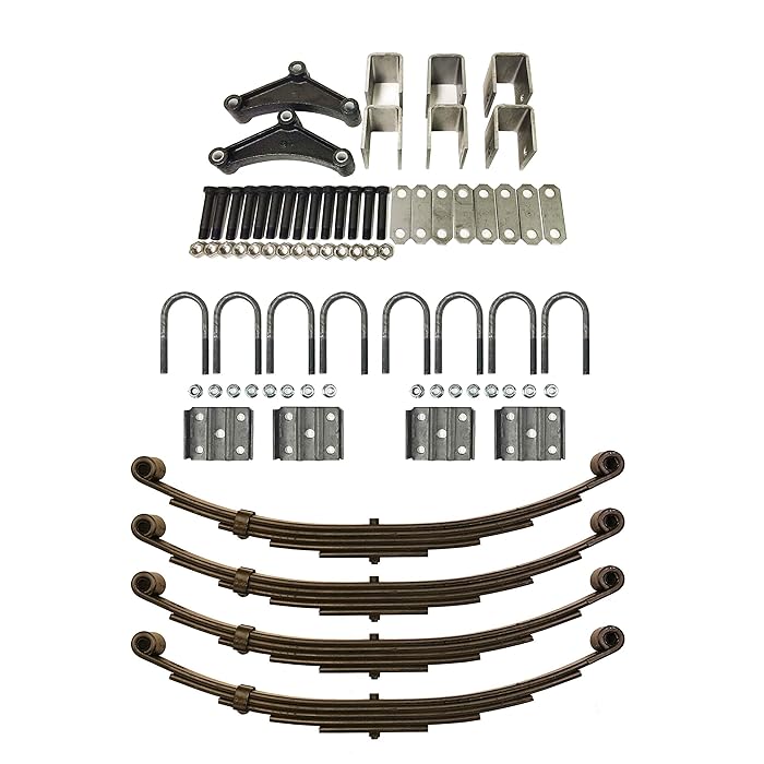 Buy LIBRA 6000 6K Tandem Trailer Axle Suspension Kit Leaf Spring/U