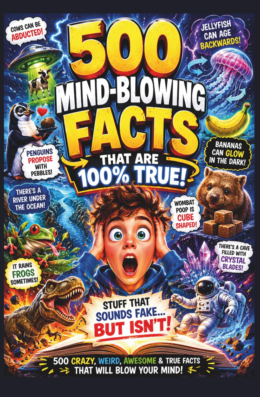 500 Mind-Blowing Facts That Are 100% True: Stuff That Sounds Fake… But Isn’t!