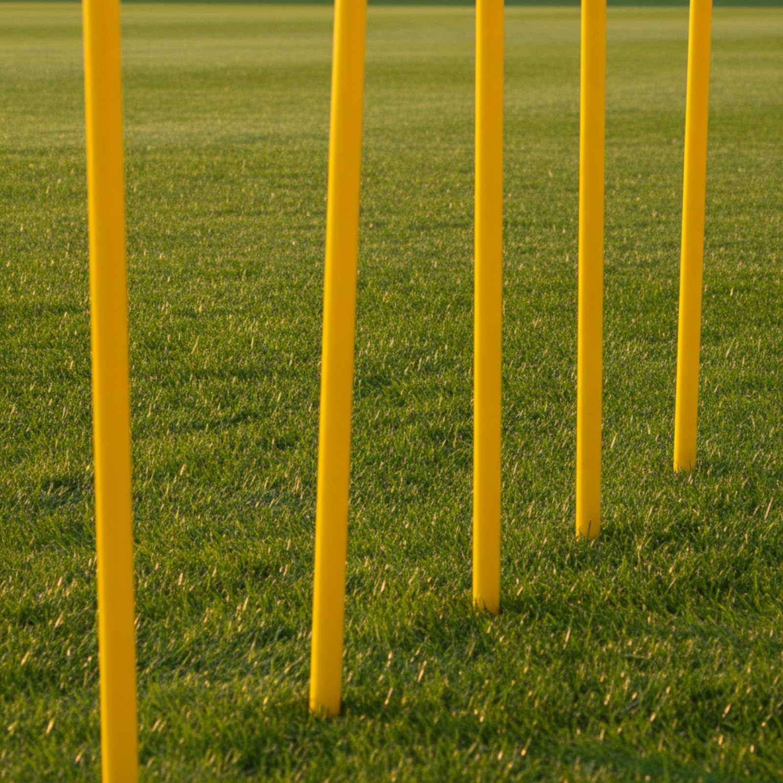 5 Pezzi Segnapassi per Calcio Leggero Marcre da Campo con Aste Resistente Intemperie Attrezzatura Sportiva per Club Sportivi, Scuole