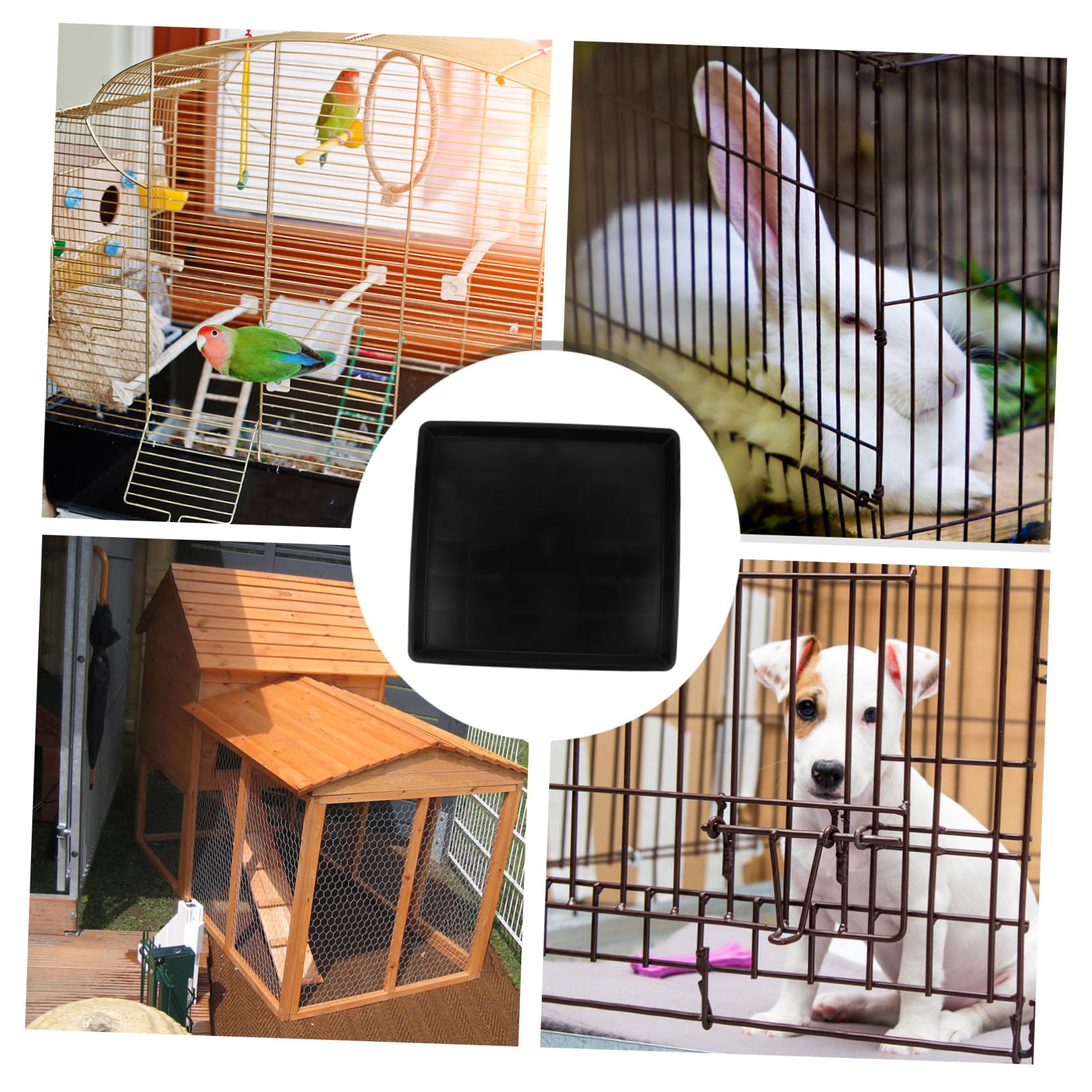 Welpentoilette zur Vermeidung von Verschmutzungen im Käfig für Kleine Hunde aus Kunststoff mit Glatter Oberfläche und Bodenwanne für Hundebox