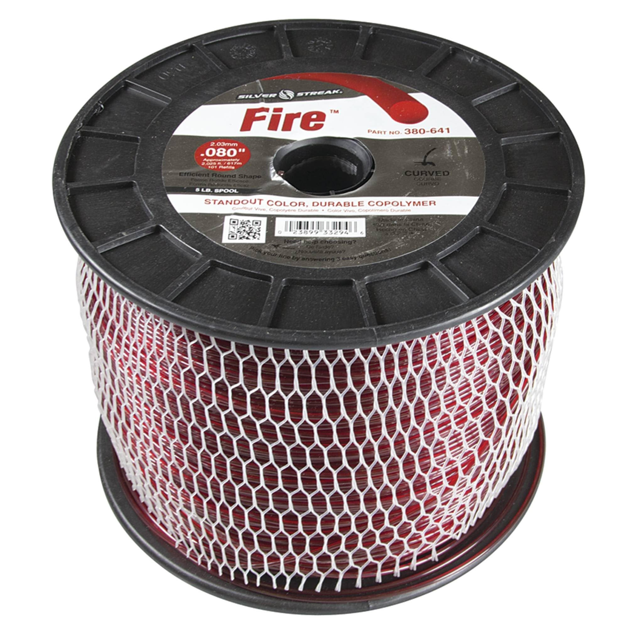 Fil pour débroussailleuse The Fire Silver anti-casse bobine 2,3 kg 0,2 cm
