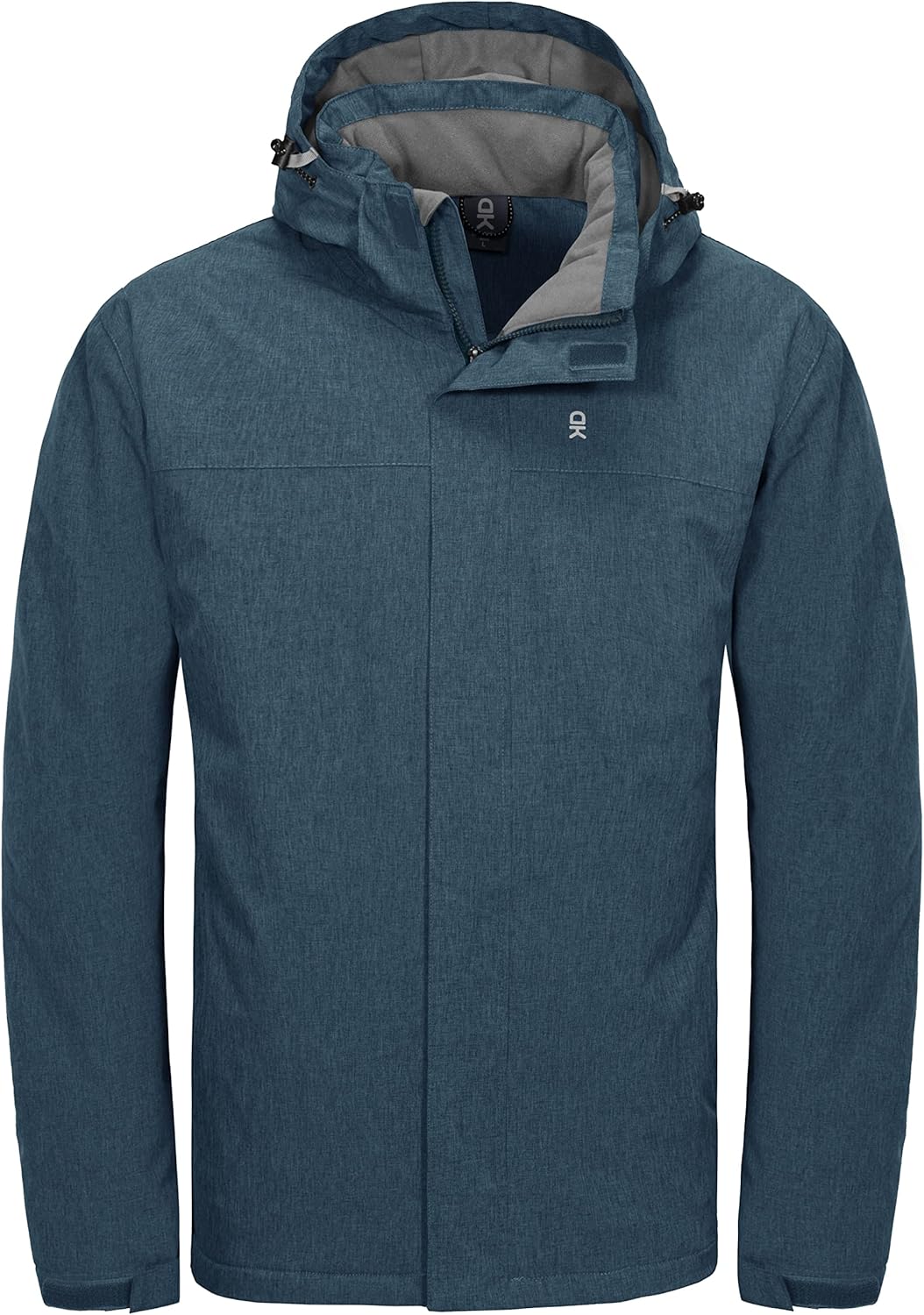 Little Donkey Andy Men's Waterproof Ski Snowboarding Jacket Windproof Warm Coat with Detachable Hood