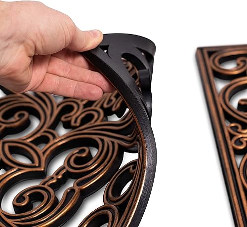 Miniatura 5 de BIRDROCK HOME - Juego de 3 alfombrillas de goma para camino de jardín, resistentes y duraderas, perfectas para caminos de jardines, camas de flores,