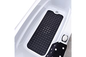 SlipX Solutions Power Grip Extra Long 39x17 Inch Bath Grips for Tub and Shower