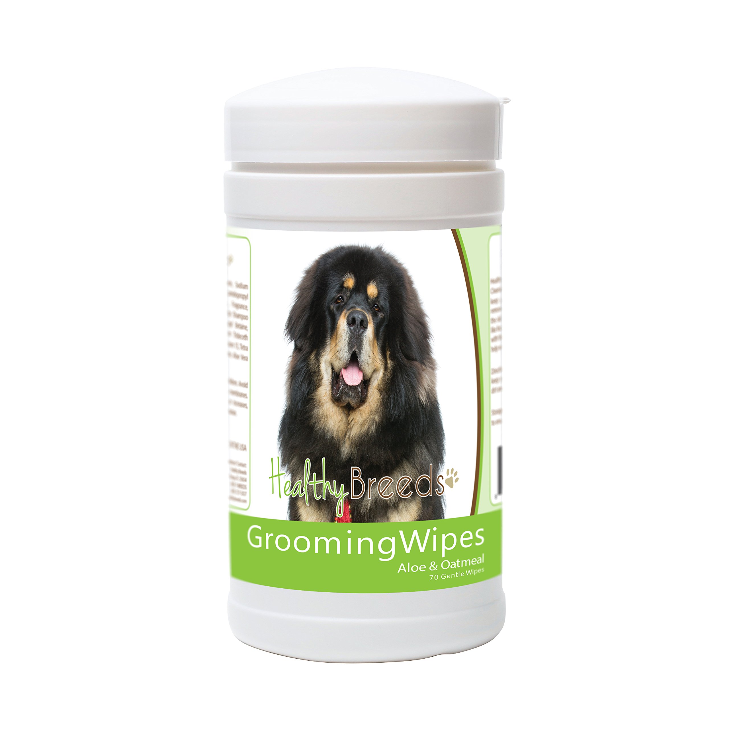Healthy Breeds Tibetan Mastiff Grooming Wipes 70 Count