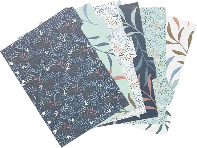 Filofax A5 Organiser Dividers - Botanical