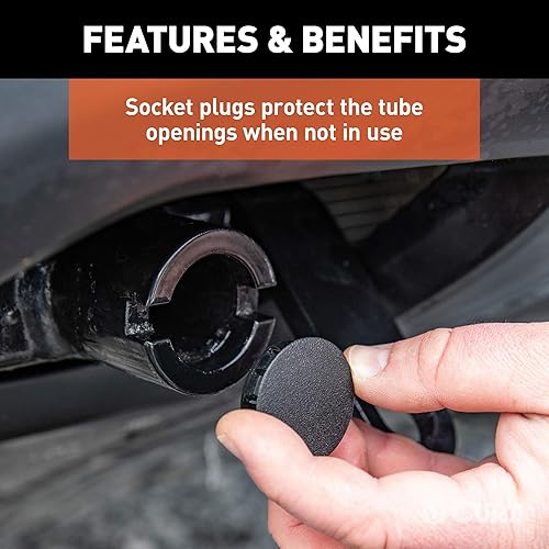 Miniatura 7 de CURT 70118 Soportes de placa base de barra de remolque personalizados para remolque de bote, se adapta a GMC Acadia seleccionados