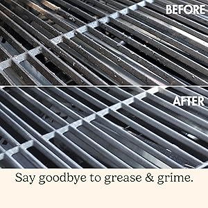 Cuisinart Stainless Steel 16.5" Long Handle Grill Cleaner Brush and Scraper for BBQ, Griddle, Grills, Cookout Tool, Grill Brush for Outdoor Grills BBQ Accessories