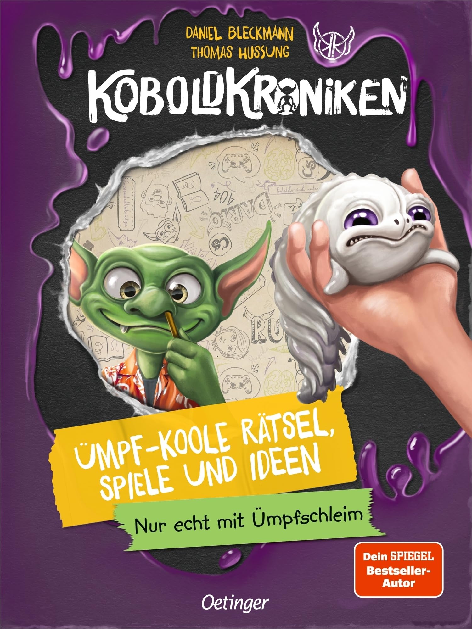 KoboldKroniken. Ümpf-koole Rätsel, Spiele und Ideen: Nur echt mit Ümpf-Schleim | Das zweite Beschäftigungsbuch mit coolen Stickern und noch mehr ... aus der Koboldwelt für Kinder ab 9 Jahren