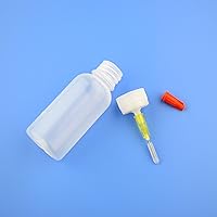 Vista 6 de SHAOTONG 10 piezas de botella de presión con agujas dispensadoras de 20G y tapa (botella dispensadora de 30 ml)