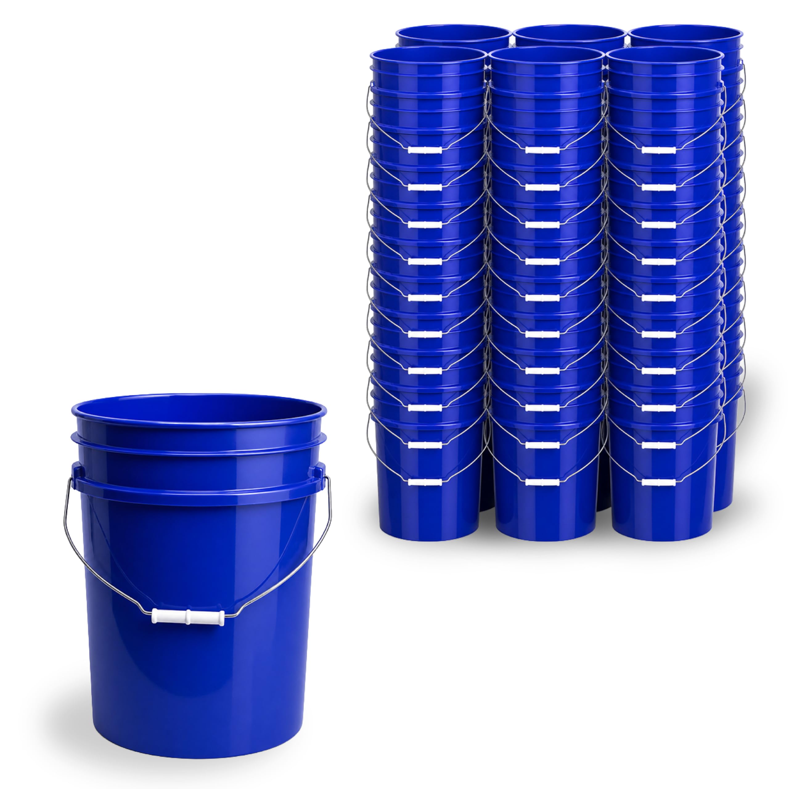 ePackageSupply 5 Gallon Bucket - Food Grade Bucket Lid Not Included, Blue
