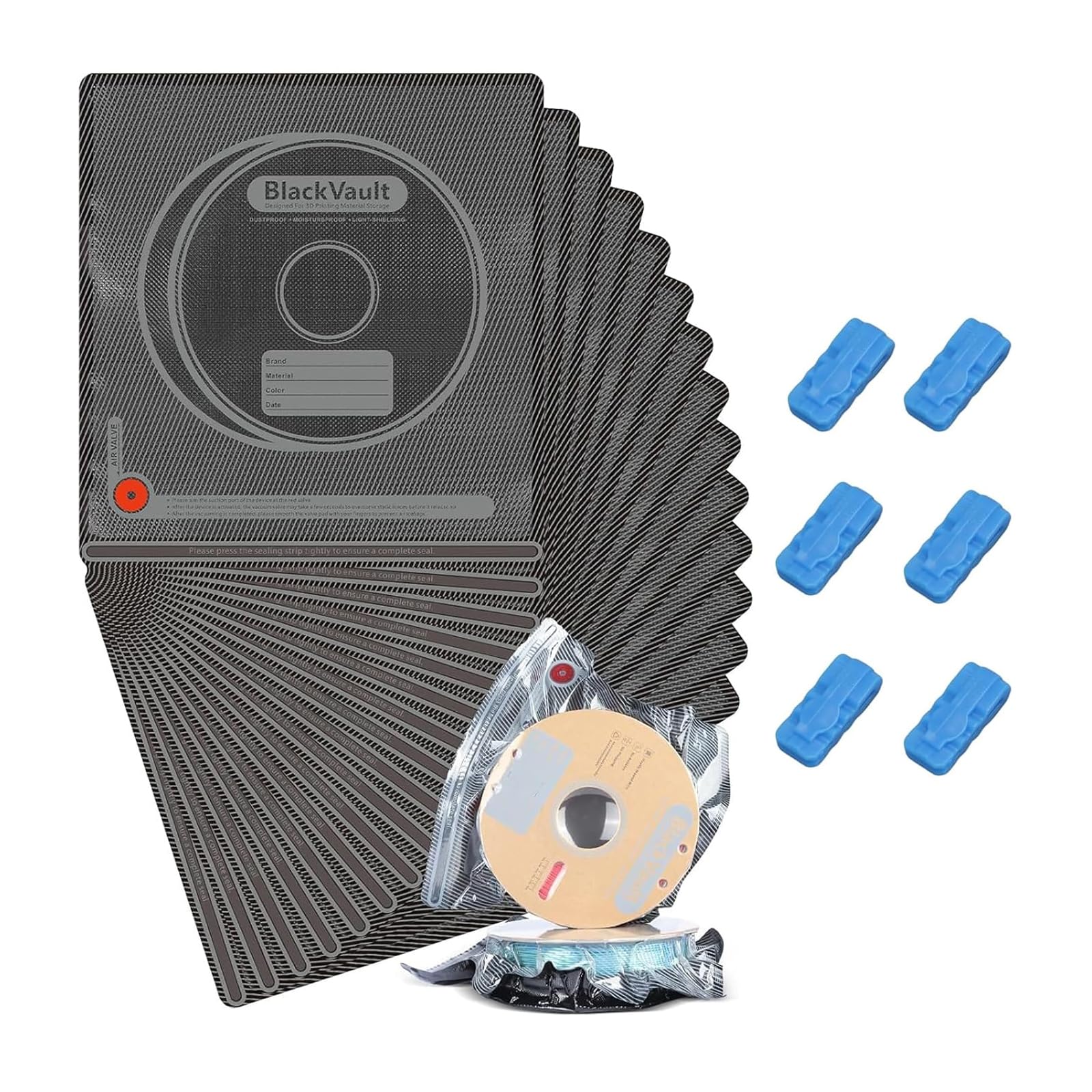15pcs 3D Filament Storage Bags,30cm*34cm,3D Printer Filament,Ideal for Long-Term Filament Preservation and Humidity-Sensitive Material Storage, Suitable for 3D Printing Enthusiasts-image-18