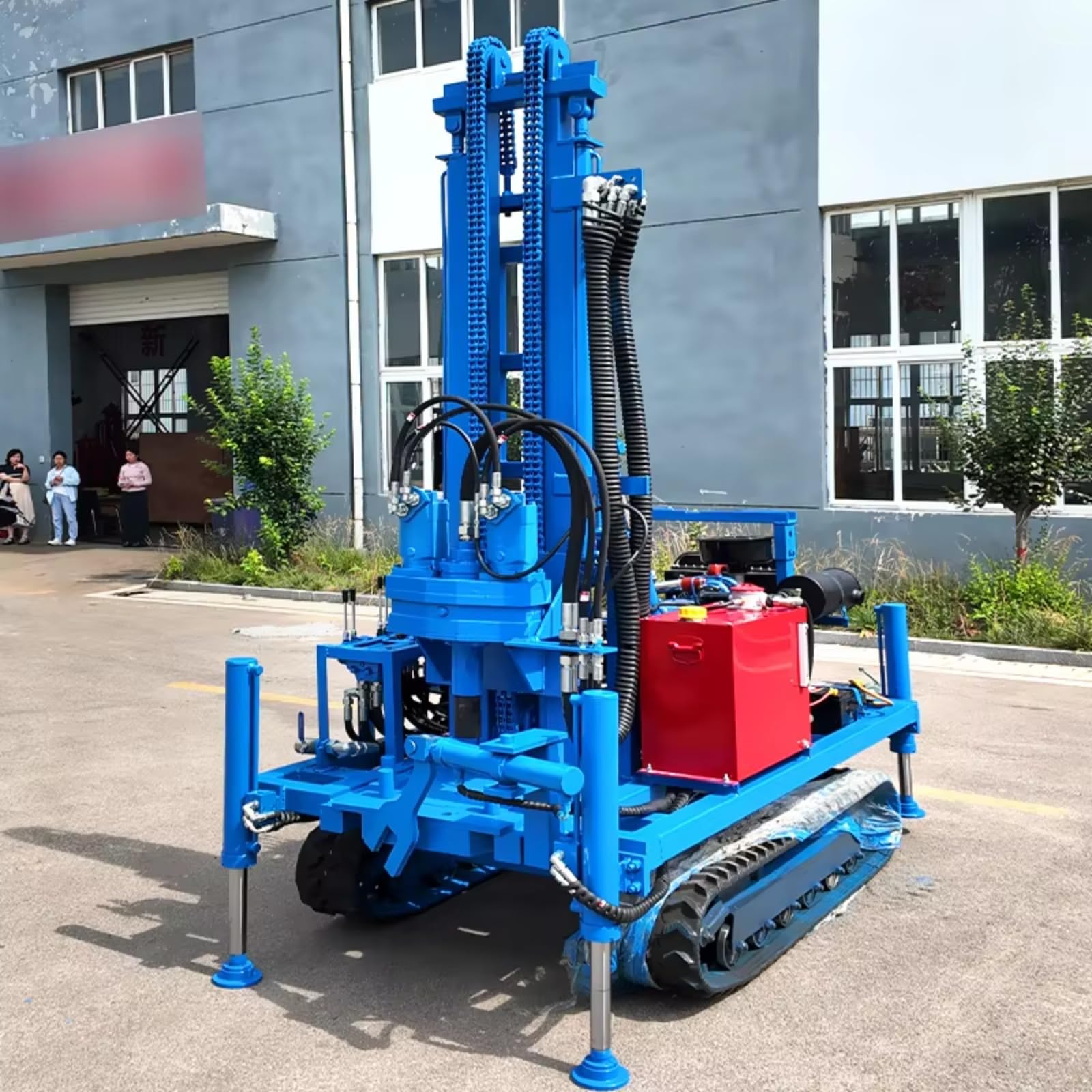 Mini Perforadora Agua Mini Profundo Removable Water Well Drilling Equipment Mini Portable Borehole Drill Rig Compact Layout for Rural Household Irrigation