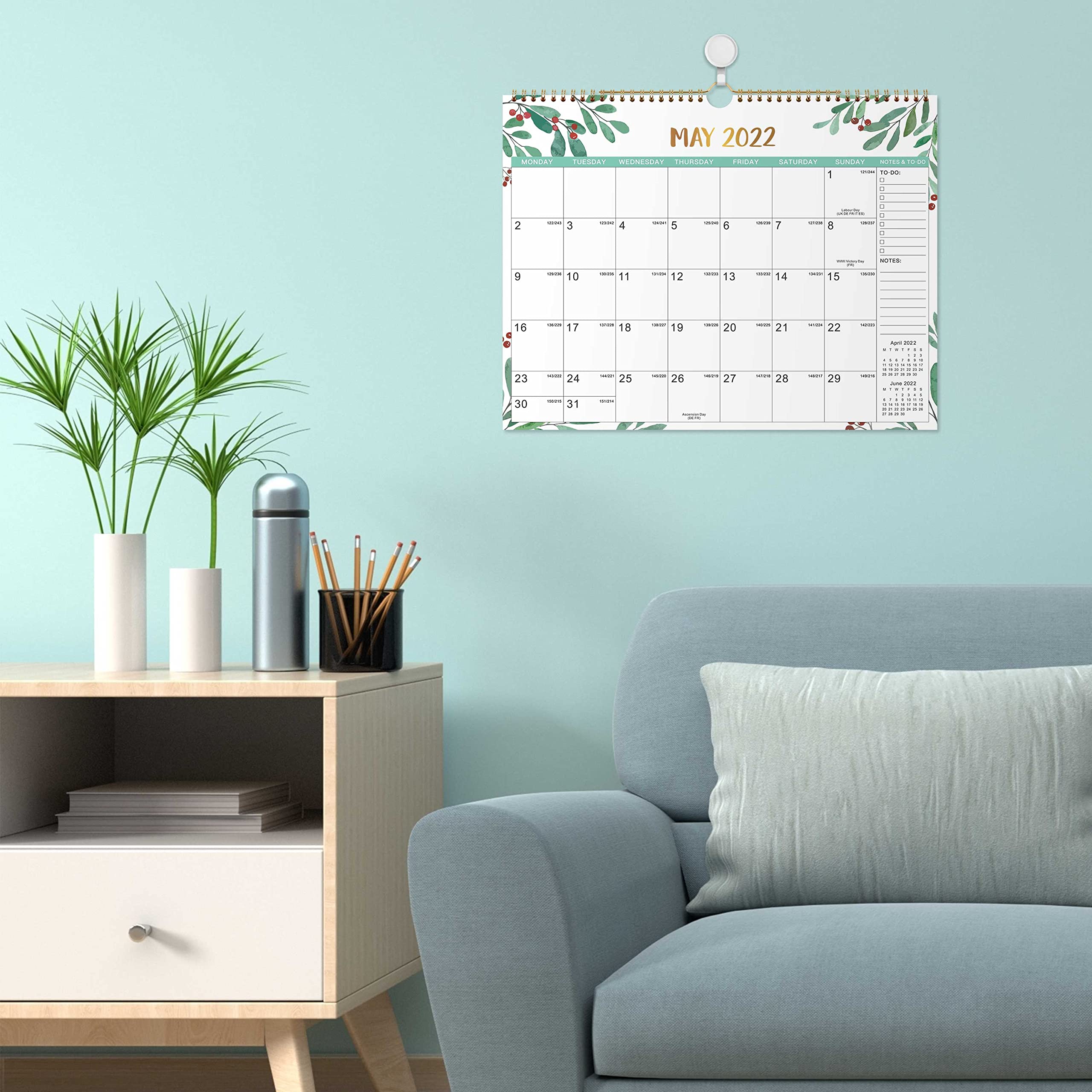 2022 Wall Calendar 2022 Yearly Wall Calendar, January 2022 December