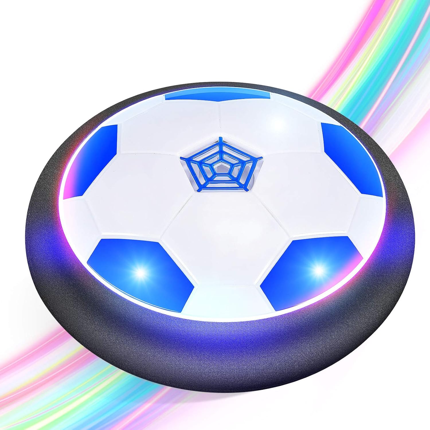 ATOPDREAM Cool Toys for 3-12 Year Old Boys, Hover Soccer Ball Indoor Kids Toys Floating Air Power Training Ball for Boys Age 3-12 Great Gift for Birthday Halloween Christmas, Blue: Toys & Games