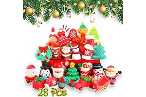28-Pack Christmas Kawaii Cat Squishies for Festive Fun and Relaxation