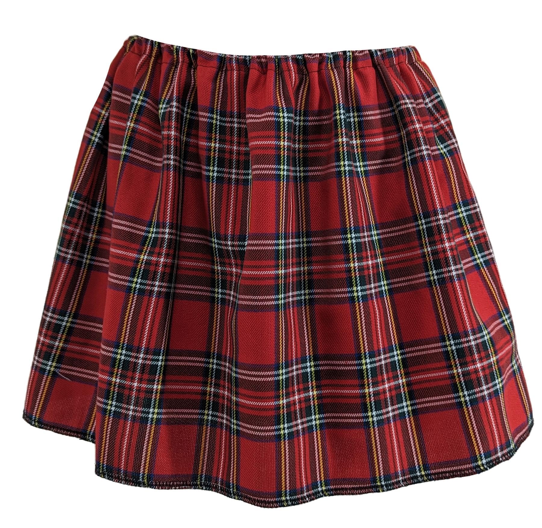 The Dragons Den Adults Tartan 14" Length Sports Skirt Pub Golf Tennis Hen Party Fancy Dress [Royal Stewart L-XL]