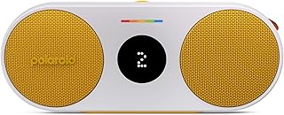 Polaroid P2 Music Player (Yellow) - Powerful Portable Wireless Bluetooth Speaker Rechargeable with Dual Stereo Pairing