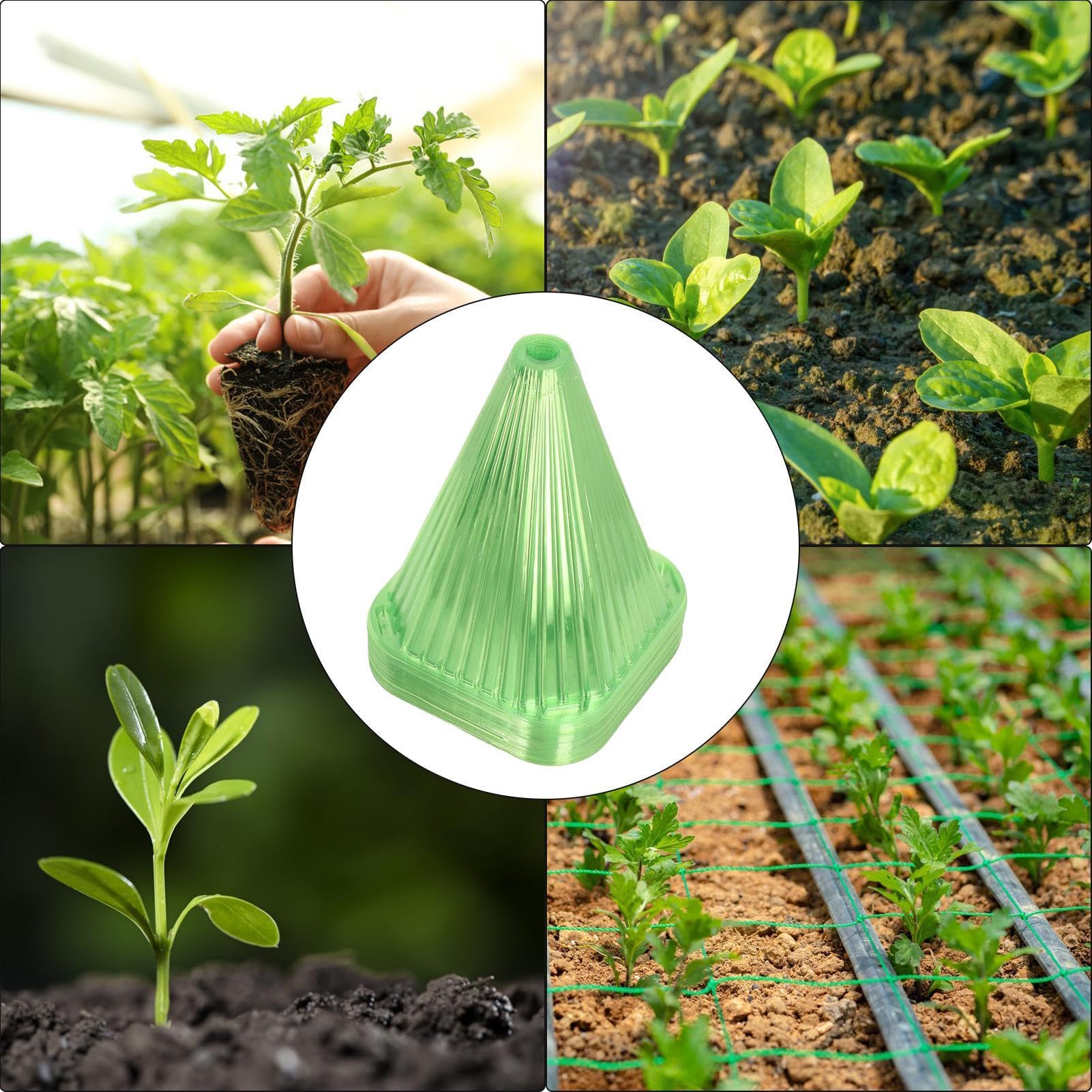 Relaxdays Plantenhoedjes Set Van 10 - Vorstbescherming & Slakkenwerend - 22x19x19 Cm