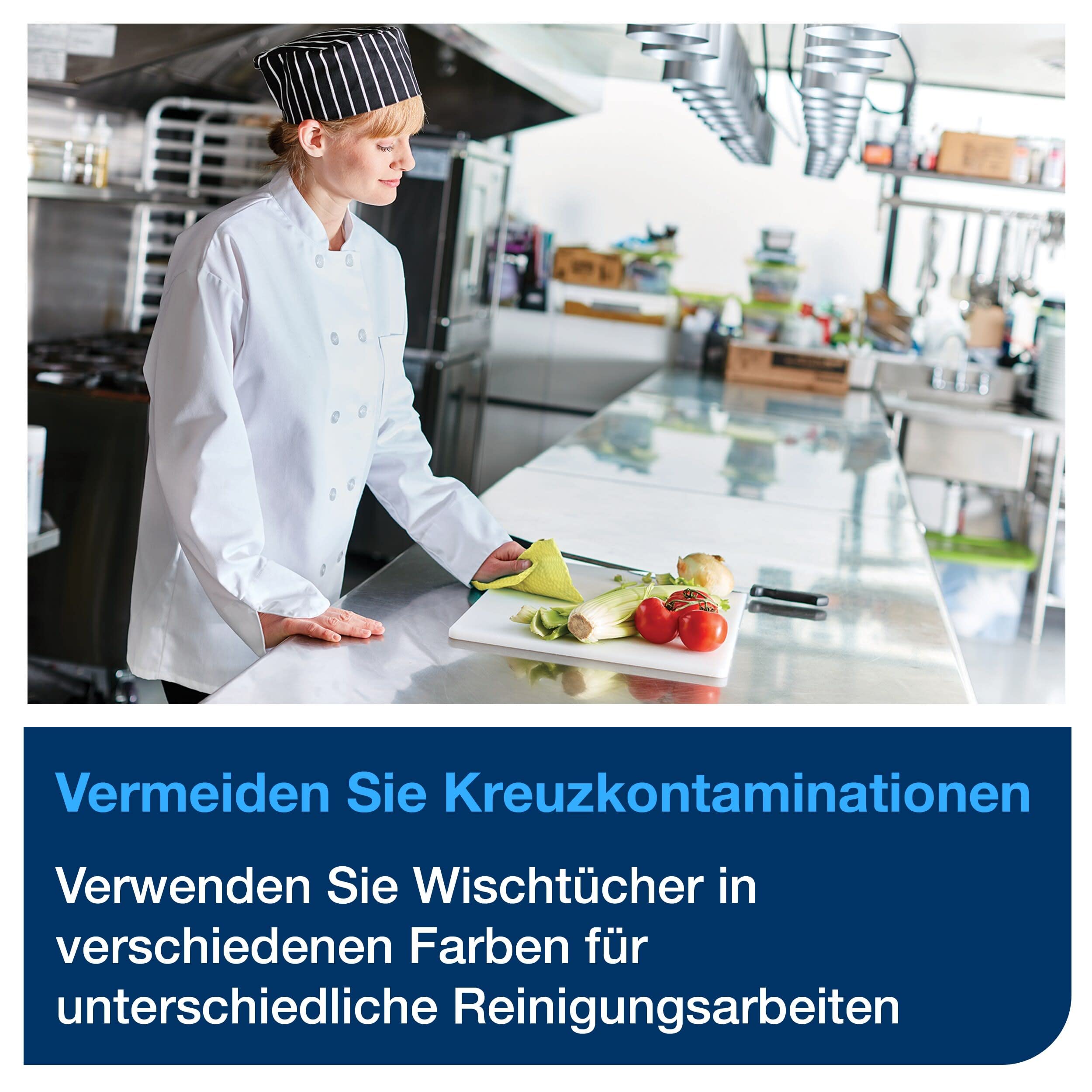 Tork 194650 Langlebige Farbige Reinigungstücher für W8 Small Pack System / 1-lagiges Reinigungstücher Set Gelb / Für den mehrfachen Einsatz / Premium Qualität / 8 x 40 Tücher / 30 x 38,5 cm (B x L)
