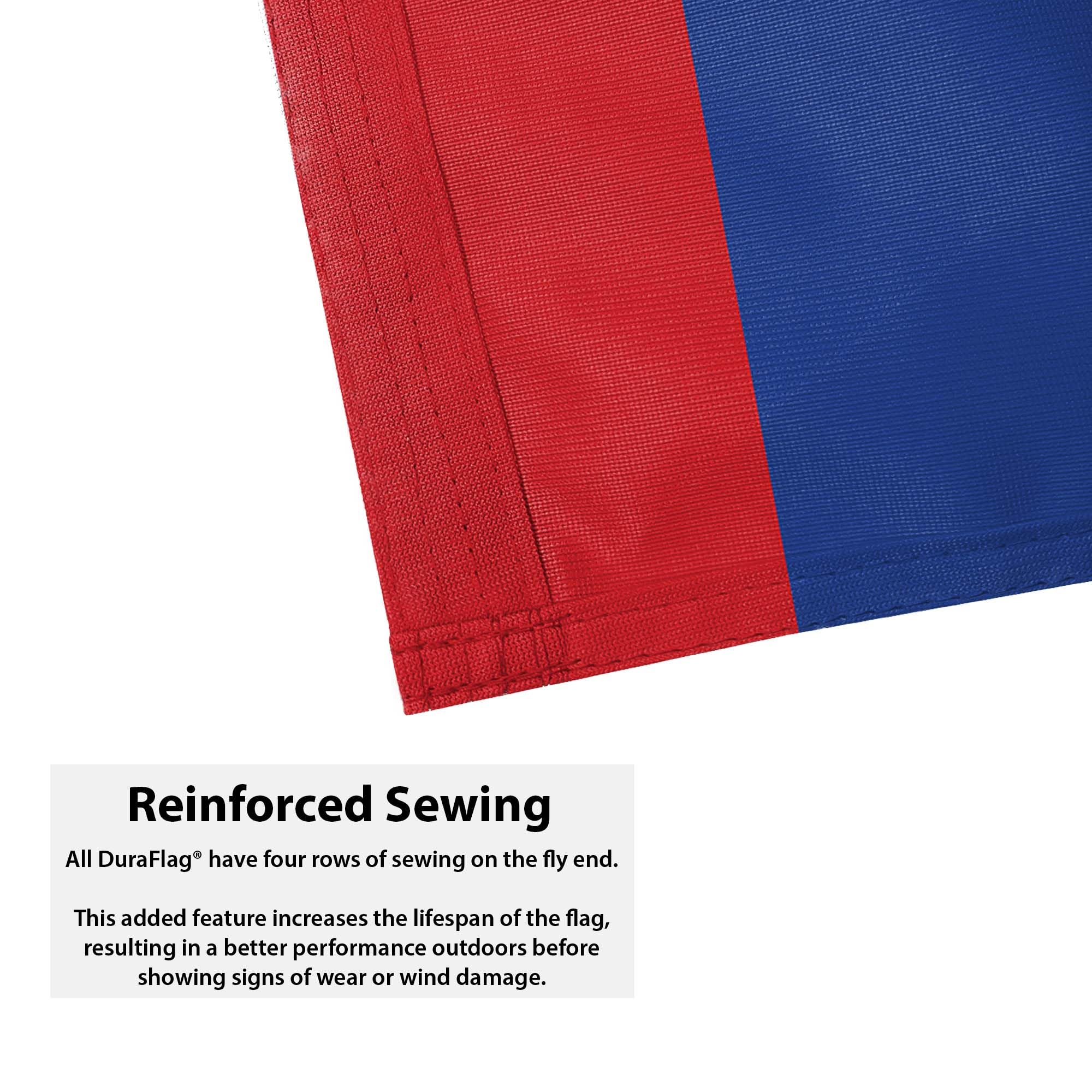 Bandera Colombia DuraFlag con clips, 150 cm x 90 cm