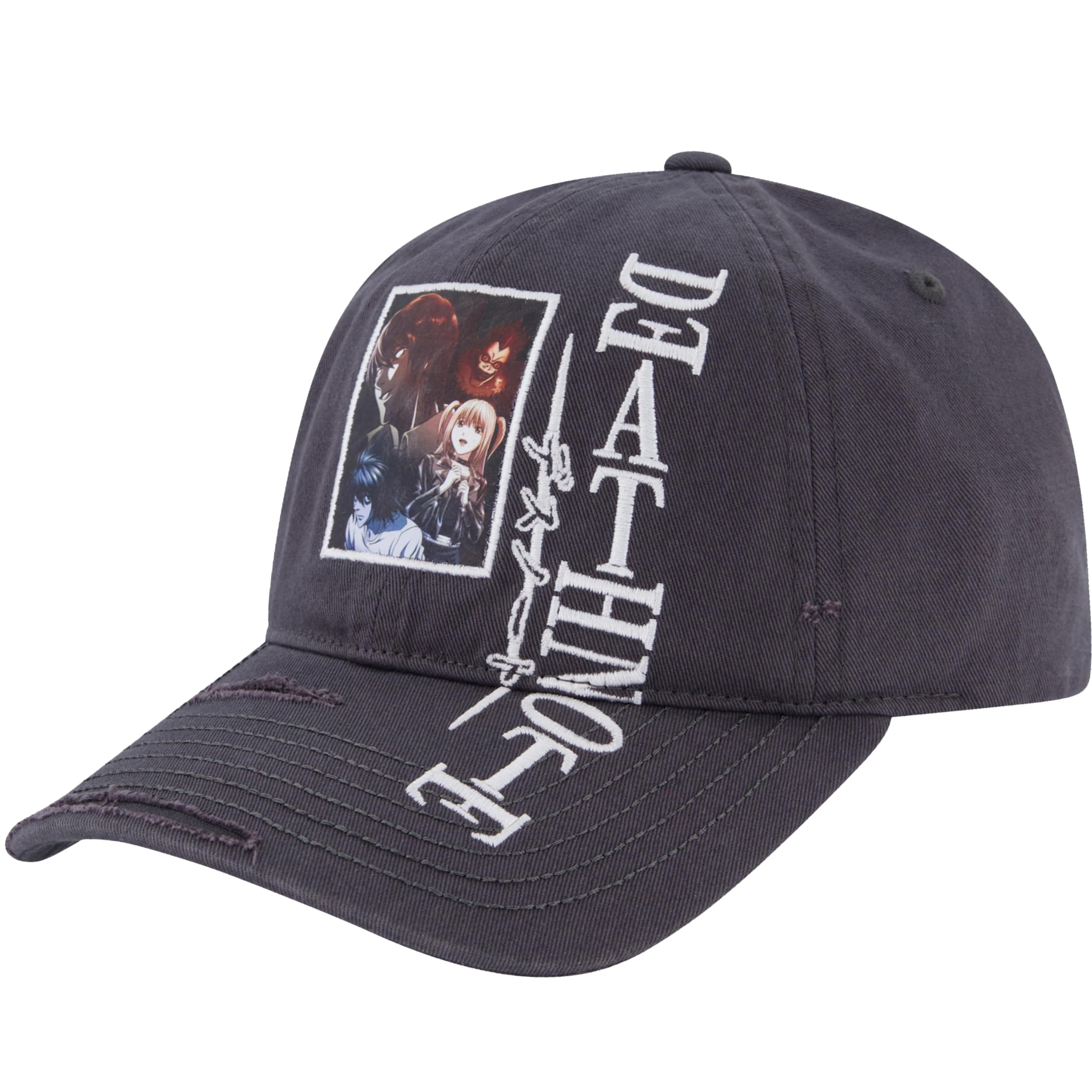 Death Note Hat, Adjustable Baseball Cap with Curved Brim, One Size