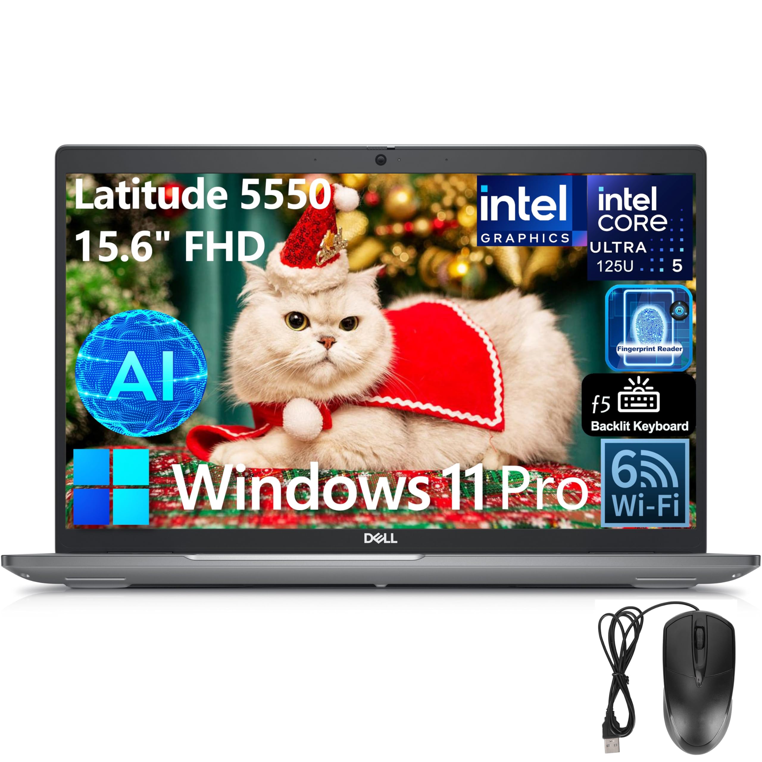 Amazon.com: Dell Latitude 5550 15 5000 AI Laptop, 15.6