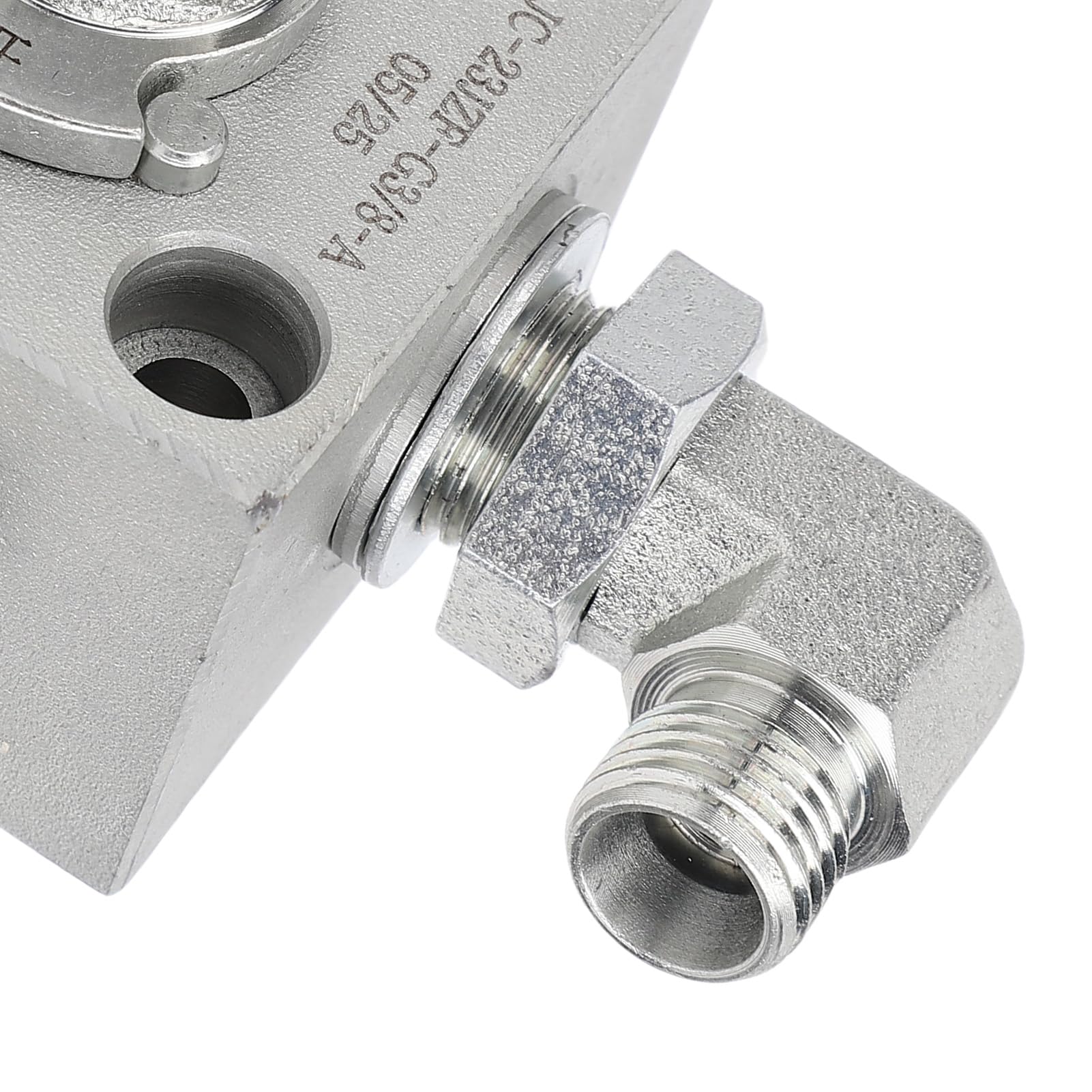 Garosa -Bagger -Ventil -Kit 3 -Wege Diverter Ventil Set Legierungstahlhydraulikventil -Kit für Kleine Bagger
