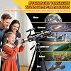 Telescope Astronomy Professional for Adults 80/500 mm Astronomical Refractor Telescopes for Children Beginners with Tripod Mobile Phone Adapter - Ideal for Moon Stars & Landscape Observation
