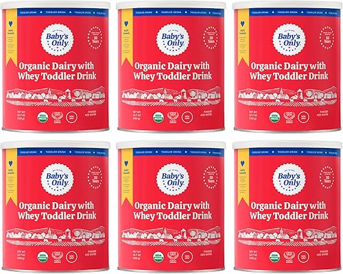 Babys Only Organic Fórmula suave de proteína de suero de leche y lácteos 127 onzas paquete de 6  Sin OMG  Orgánico USDA  Proyecto de etiqueta limpia