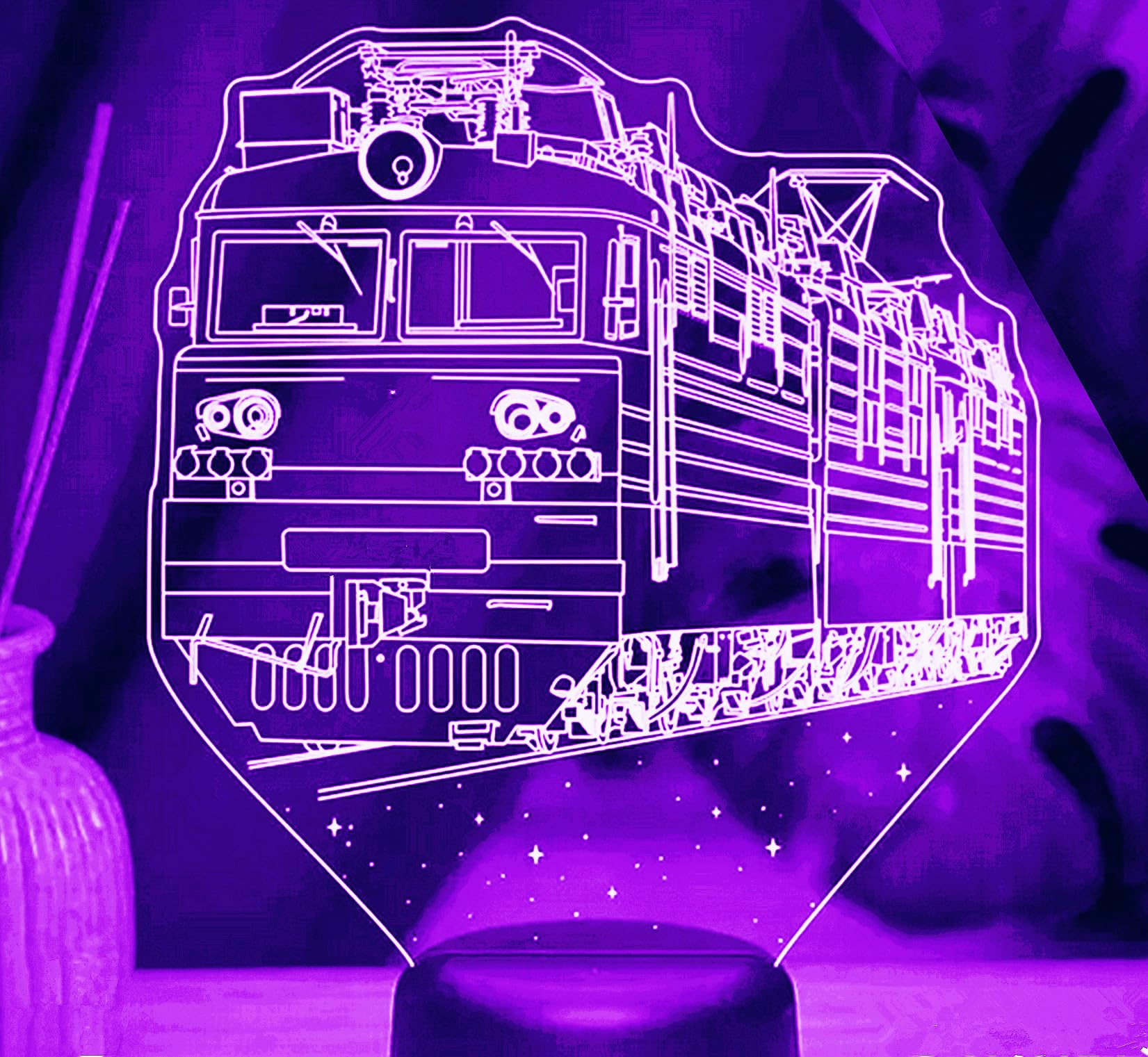 Nastrojowe światło 3D, 16 kolorów, USB, lampa stołowa LED, prezent do domu, na imprezę, urodziny, prezent