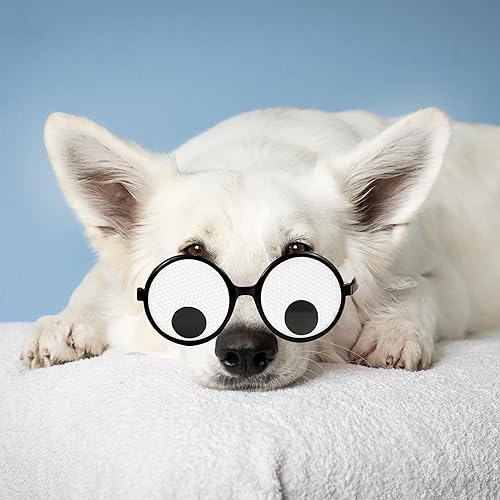 Miniatura 6 de HOHAJIU Googly Eyes, divertido juguete de bromas de gafas, novedosas gafas gigantes que sacuden